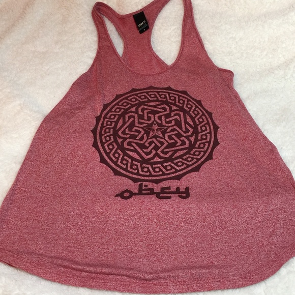 Obey Other - Obey Racerback Mandala Curved Hem